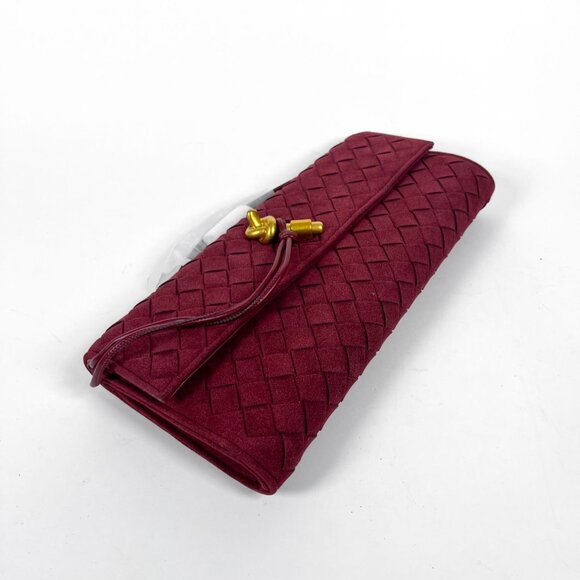 Verano Hill Riyadh Clutch Bag – Burgundy - Picture 5 of 5